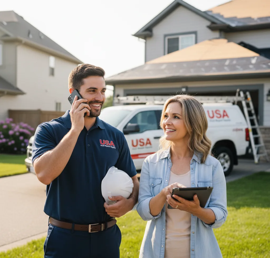 USA Roof Repair Experts customer support in Anthony
